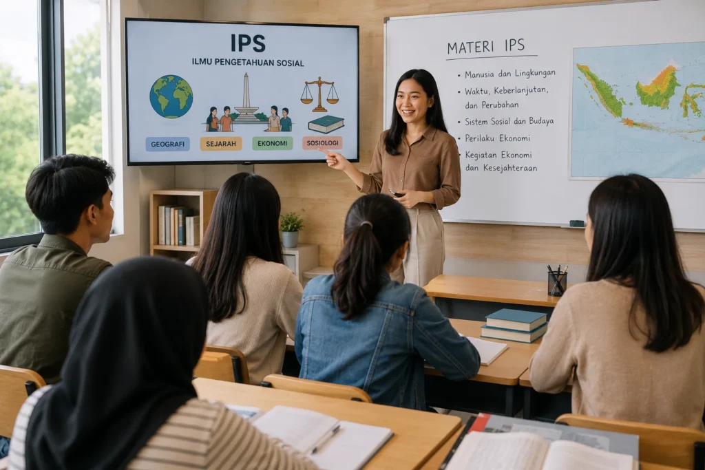 Kegiatan pembelajaran mahasiswa pendidikan IPS di dalam kelas